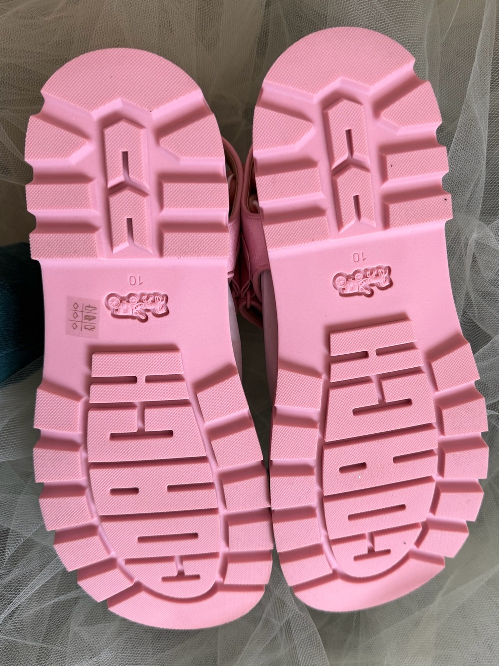 NEW Coach Sport Sandals Powder Pink Signature Canvas CBB91 size 10 - Picture 5 of 8